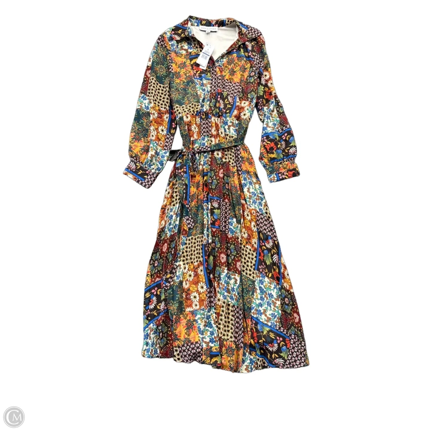Dress Casual Maxi By Emma And Michele In Floral Print, Size: L