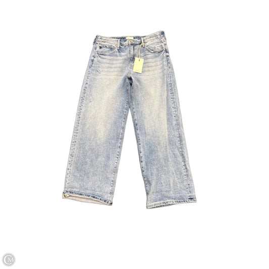 Jeans Flared By Kancan In Blue Denim, Size: 12