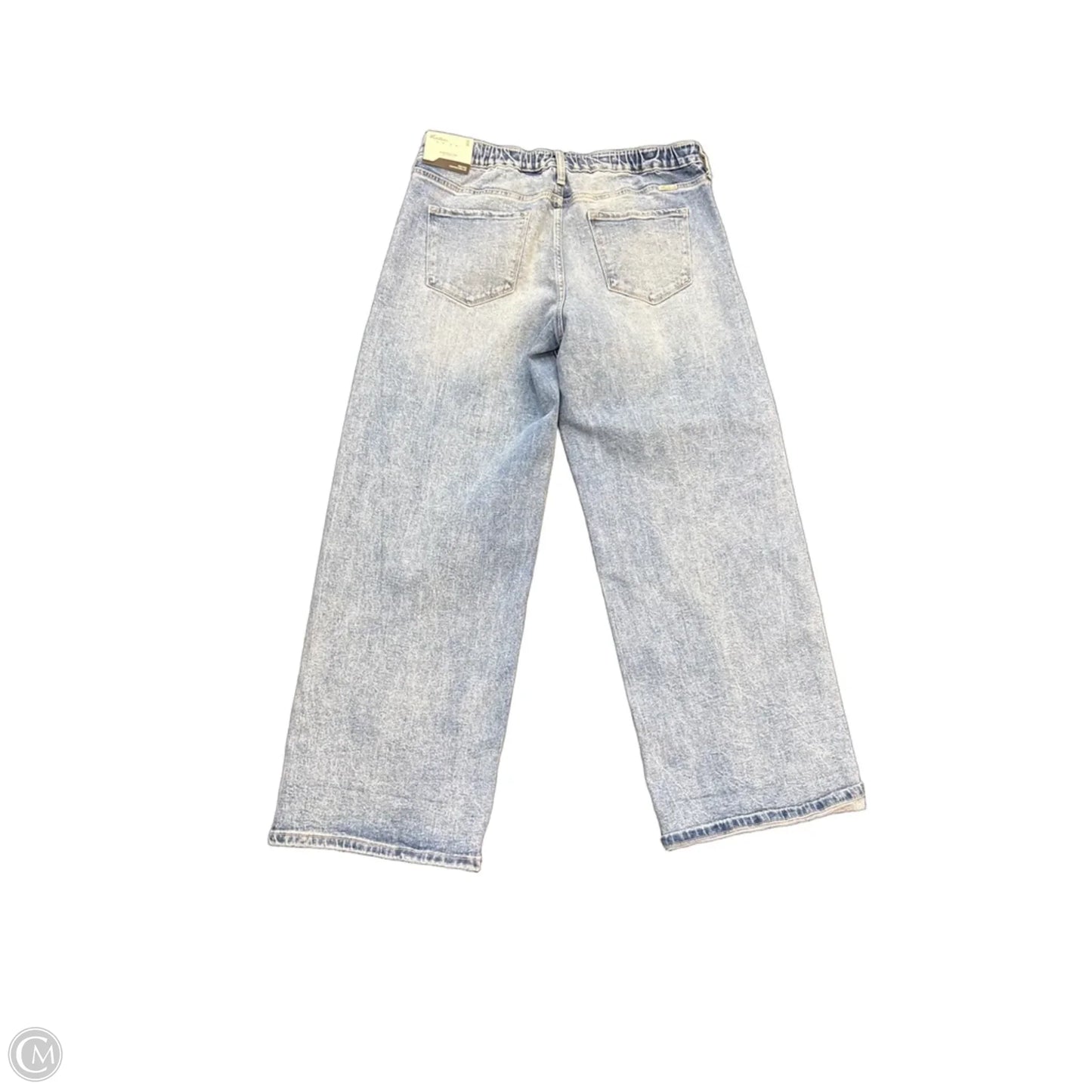 Jeans Flared By Kancan In Blue Denim, Size: 12