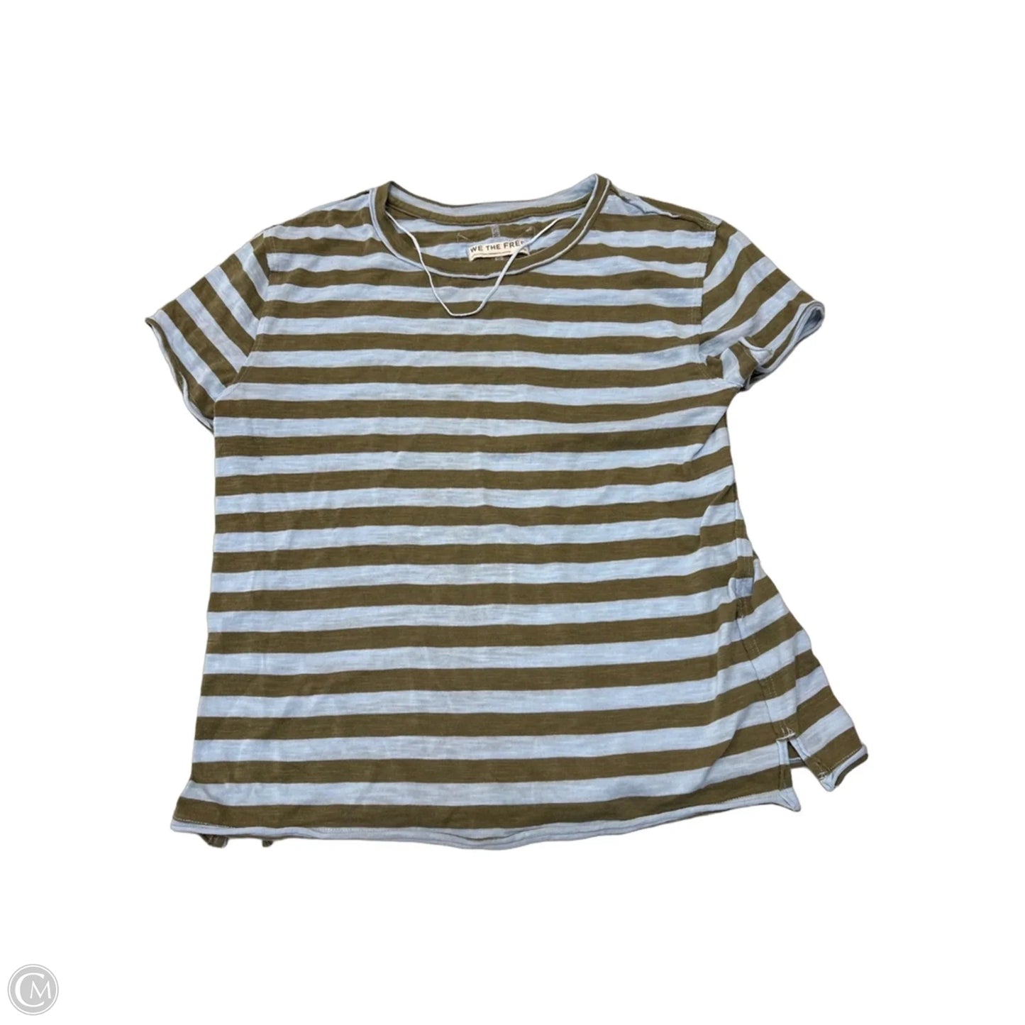 Top Short Sleeve By We The Free In Blue & Green, Size: M