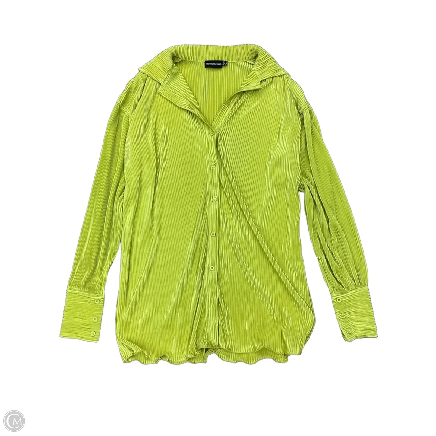 Dress Casual Short By Pretty Little Thing In Green, Size: 0
