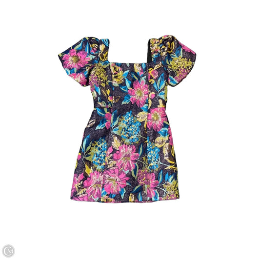 Romper Designer By Lilly Pulitzer In Floral Print, Size: 4
