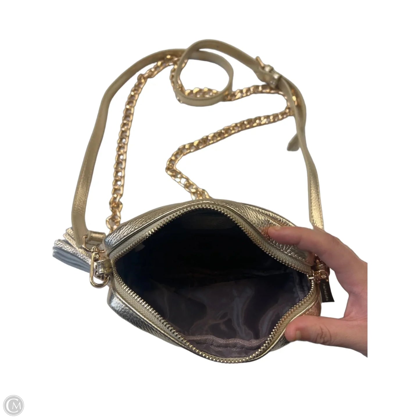 Handbag By Pom Pom London, Size: Small