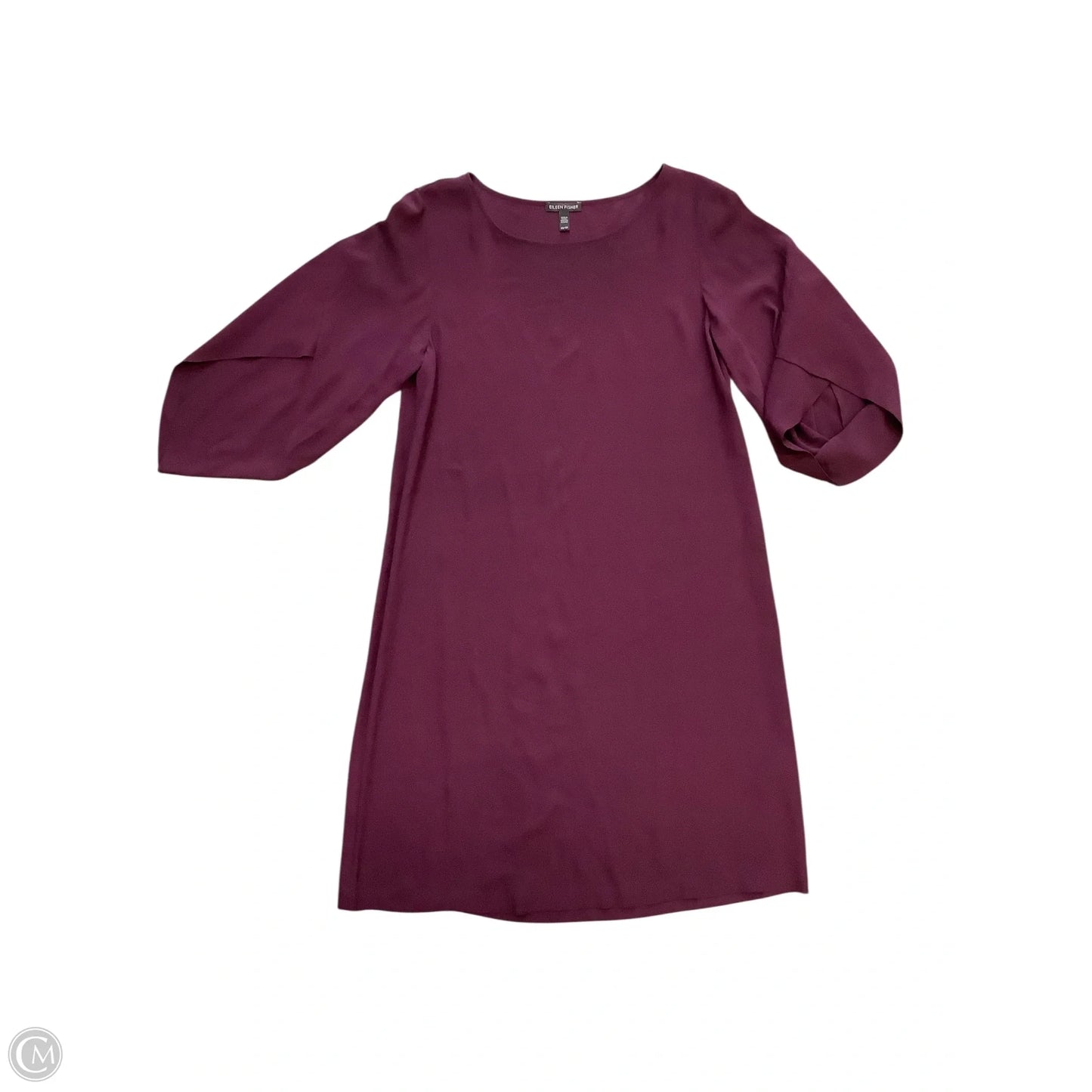 Dress Work By Eileen Fisher In Purple, Size: Xs