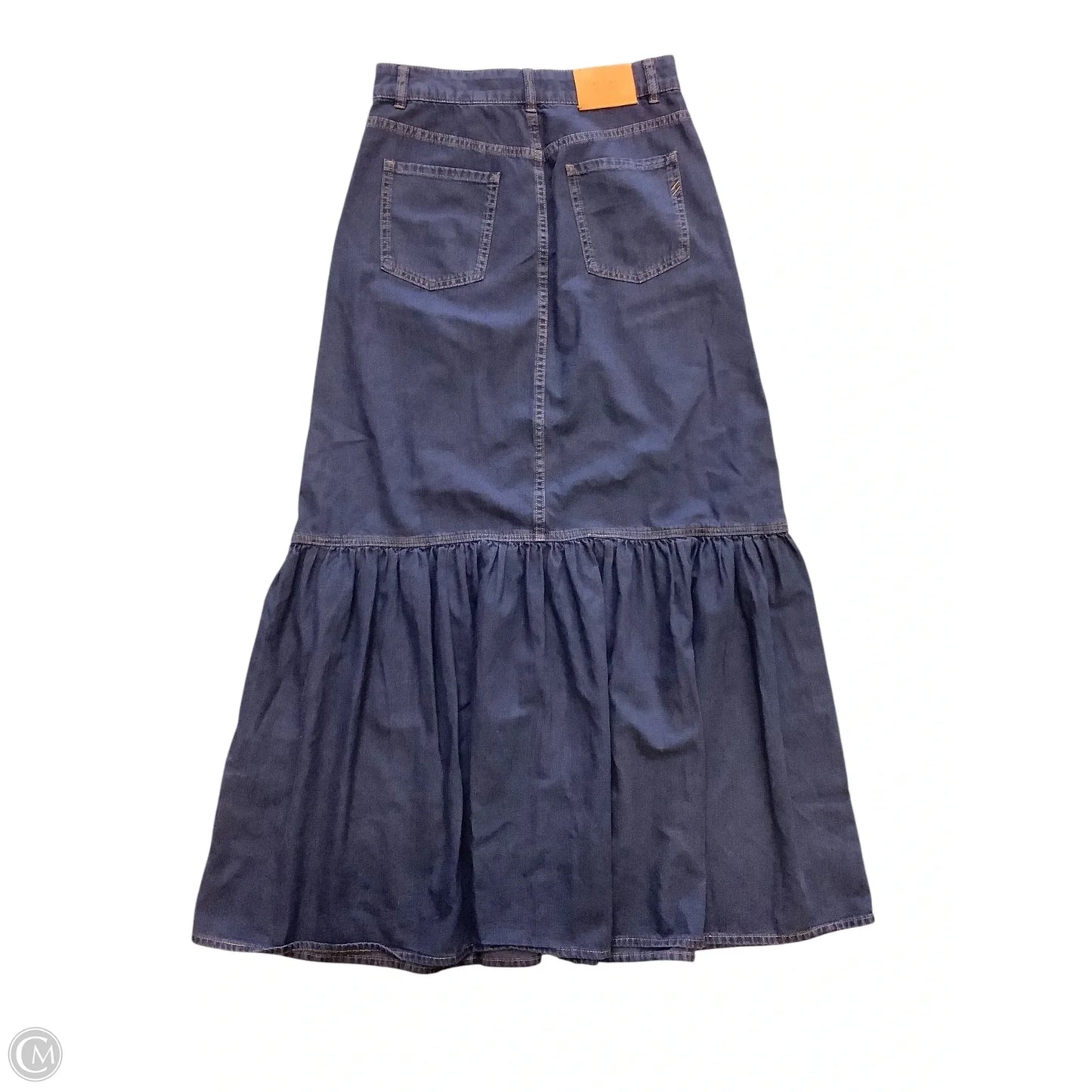 Skirt Maxi By Cma In Blue Denim, Size: 2