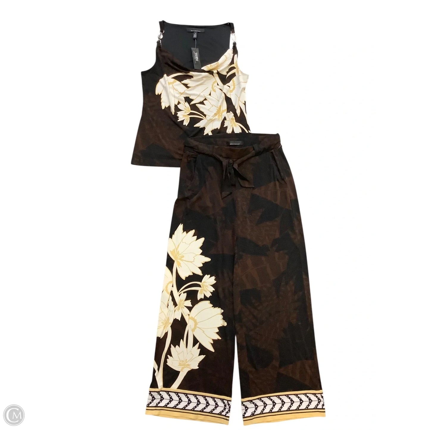 Pants Set 2pc By White House Black Market In Brown, Size: Xs