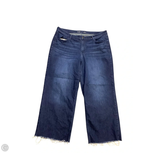 Jeans Wide Leg By Old Navy In Blue Denim, Size: 18