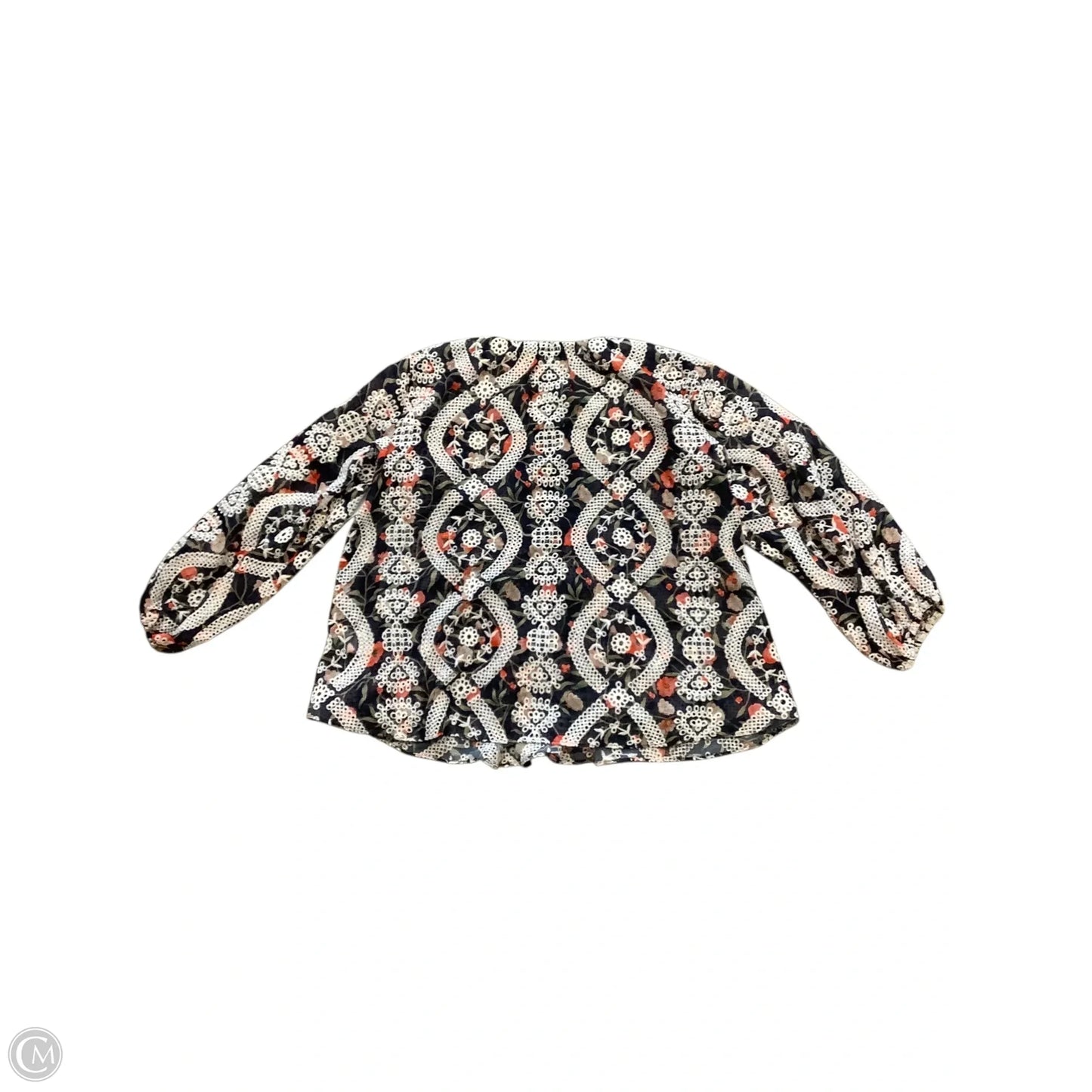 Blouse Long Sleeve By Sachin & Babi In Blue, Size: M