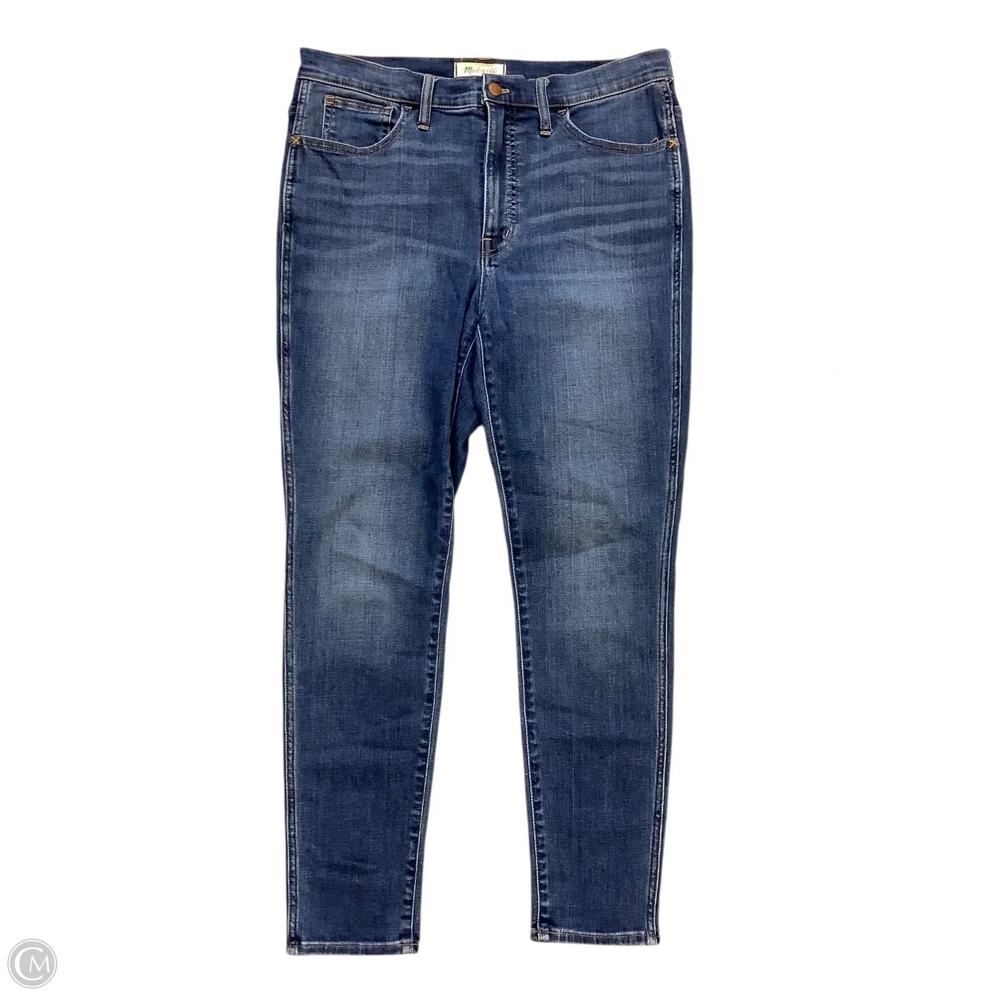 Jeans Straight By Madewell In Blue Denim, Size: 10(30)
