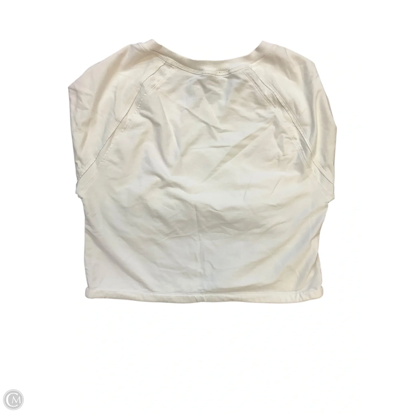 Sweatshirt Crewneck By Anthropologie In White, Size: S