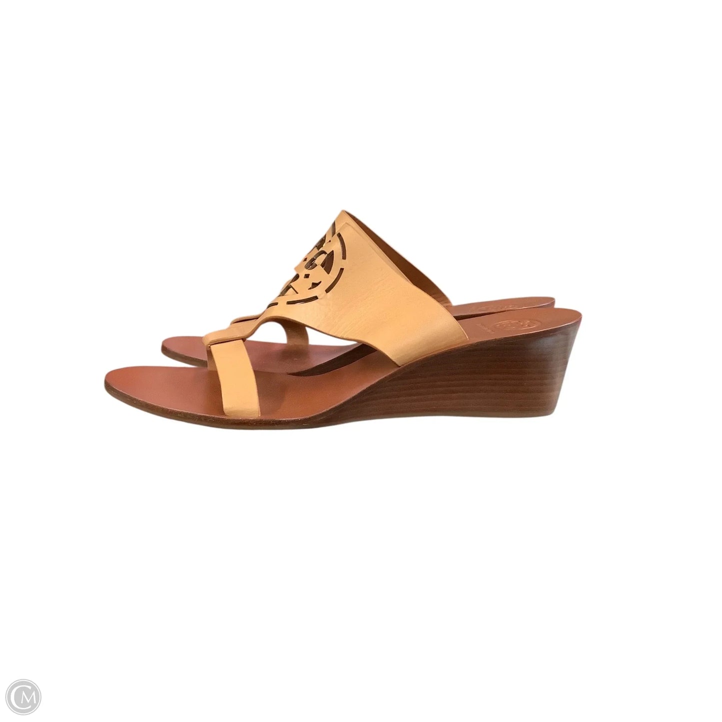 Sandals Designer By Tory Burch In Tan, Size: 8.5