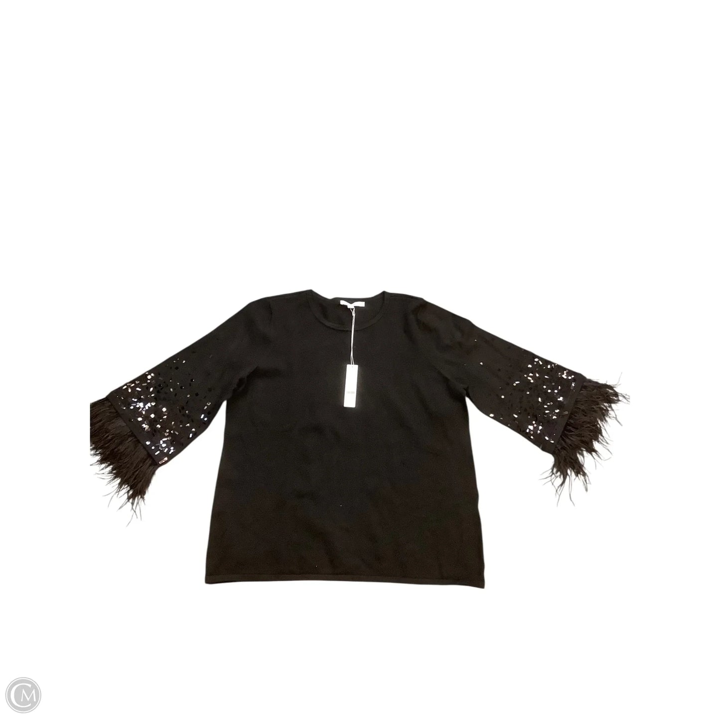 Top Long Sleeve By Chicos In Black, Size: Xl