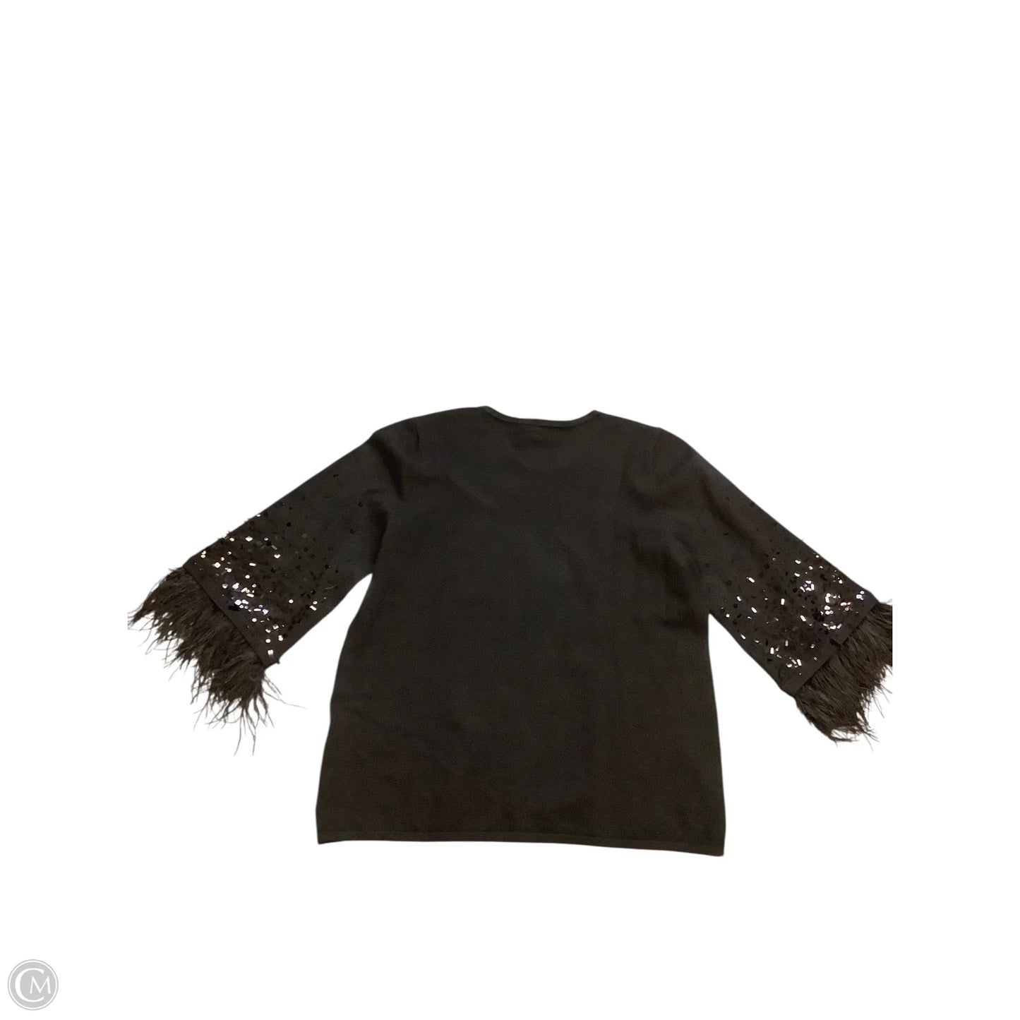 Top Long Sleeve By Chicos In Black, Size: Xl