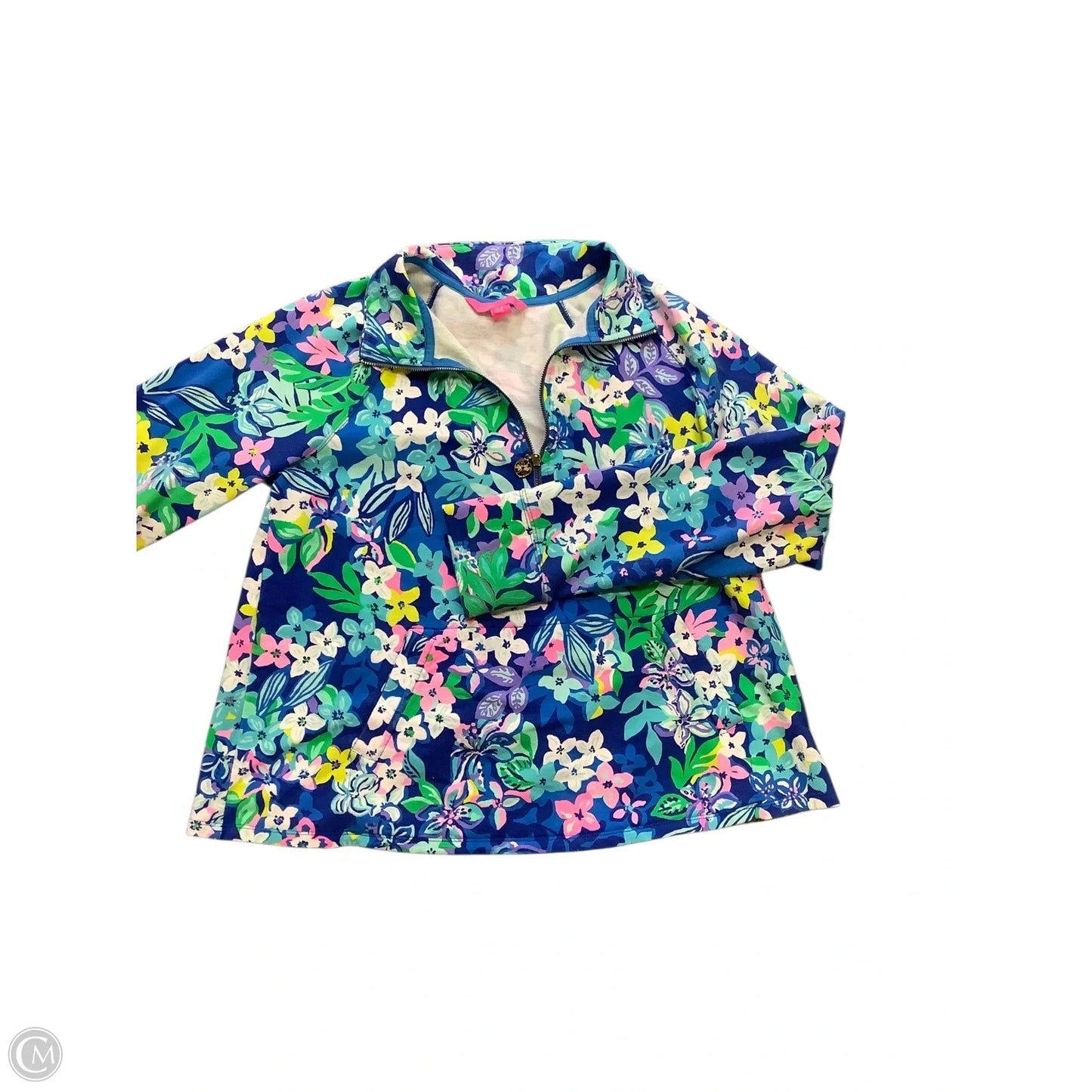 Jacket Designer By Lilly Pulitzer In Blue, Size: M