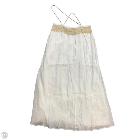 Dress Casual Maxi By Zara In Cream, Size: Xs