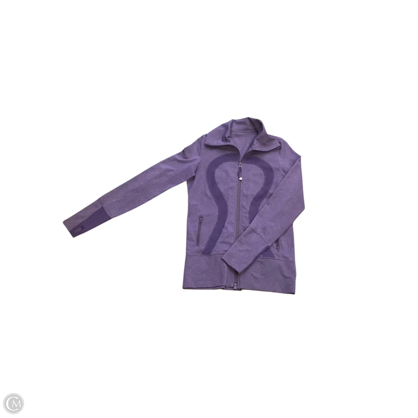 Athletic Jacket By Lululemon In Purple, Size: 6