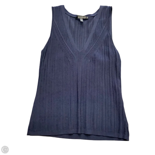 Top Sleeveless By White House Black Market In Blue, Size: L