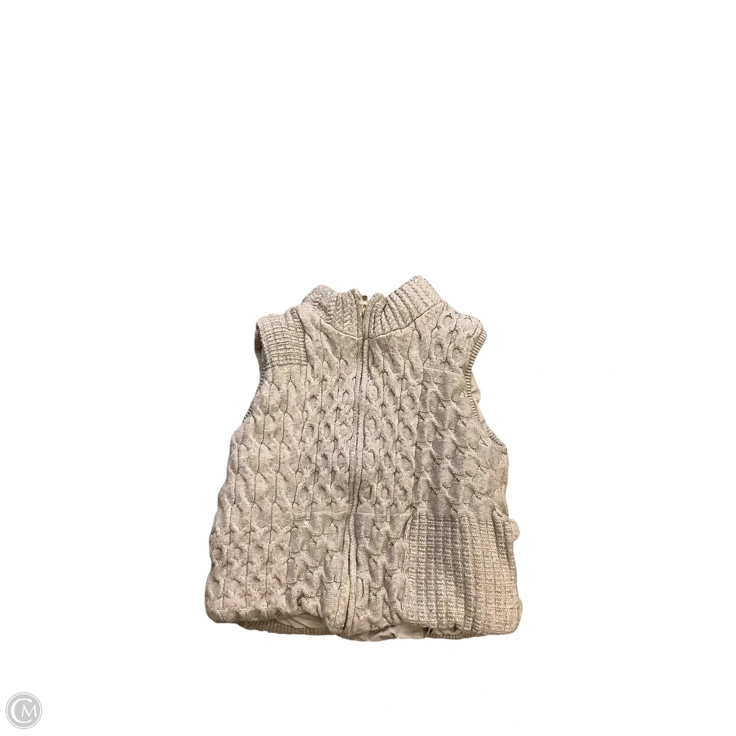 Vest Faux Fur & Sherpa By Joie In Tan, Size: L