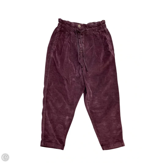 Pants Corduroy By Free People In Purple, Size: L