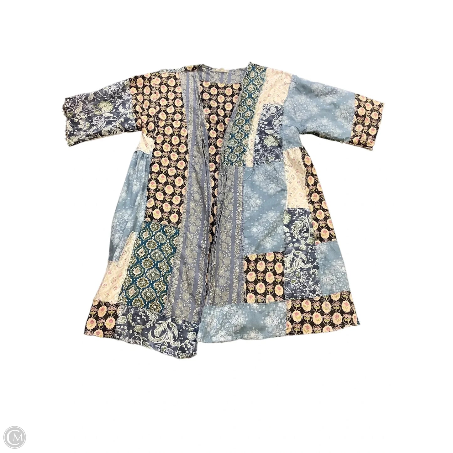 Tunic Long Sleeve By Black Rivet In Blue, Size: L, XL