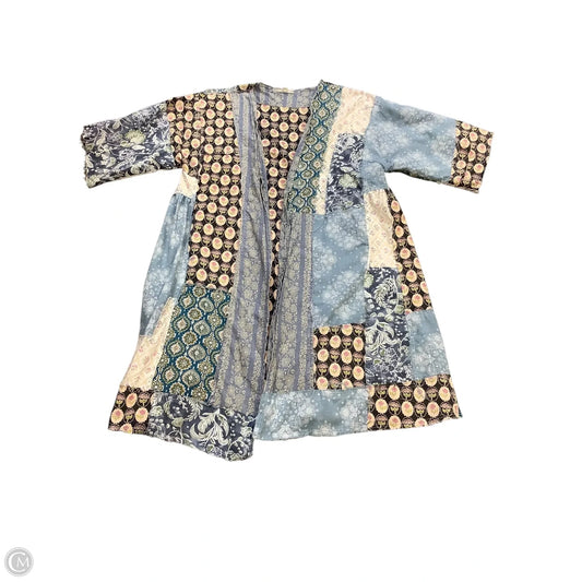 Tunic Long Sleeve By Black Rivet In Blue, Size: L, XL