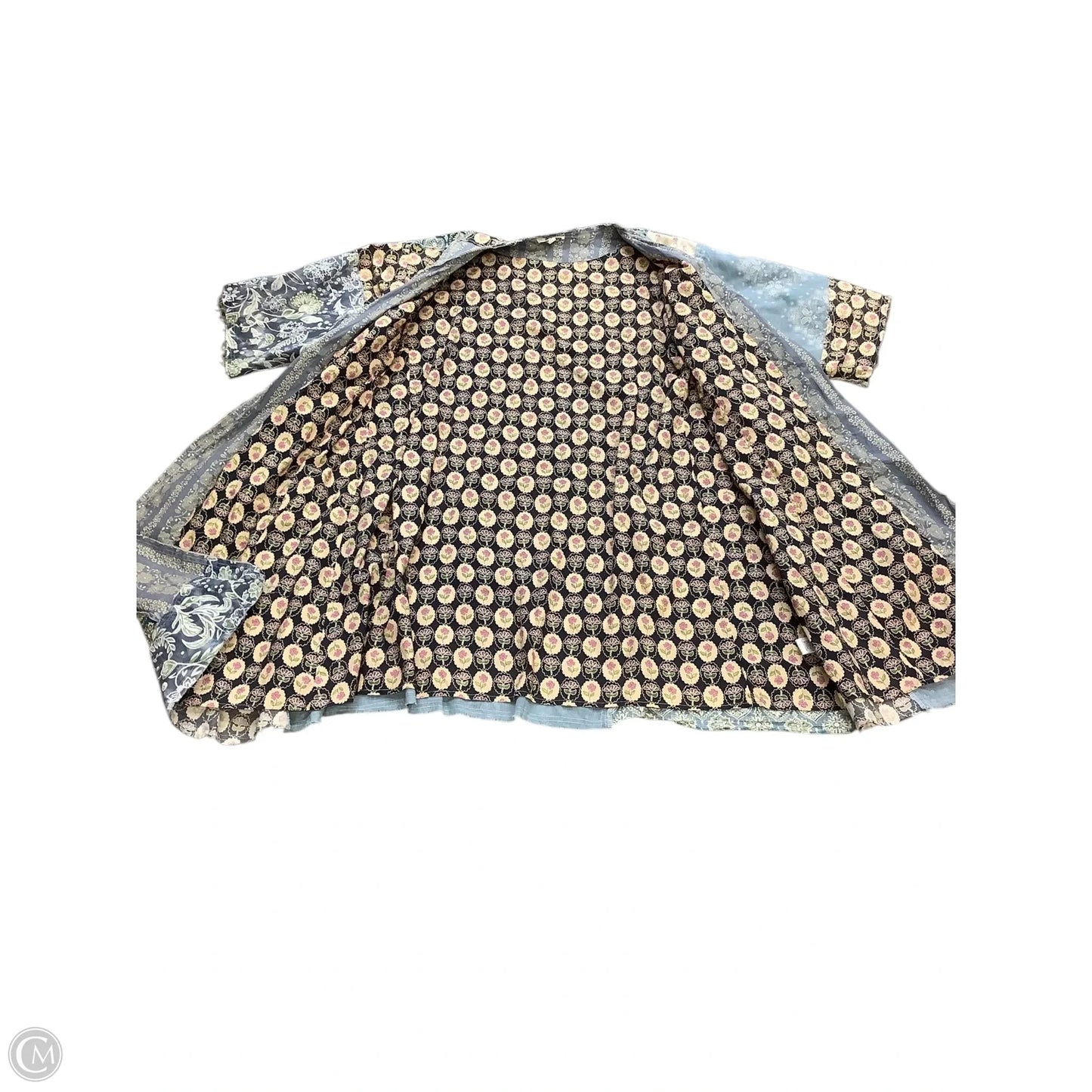 Tunic Long Sleeve By Black Rivet In Blue, Size: L, XL