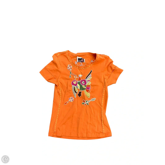 Top Short Sleeve By Buffalo David Bitton In Orange, Size: L