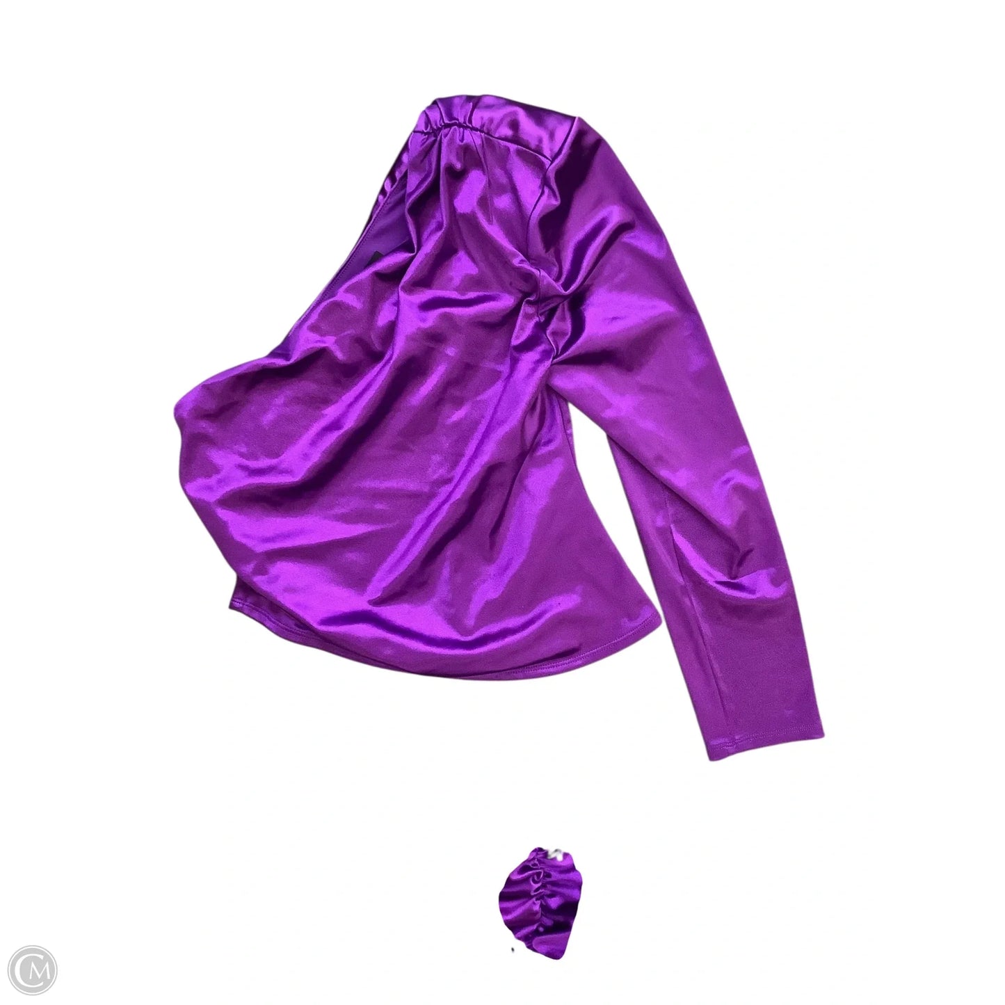 Skirt Suit 2pc By Express In Purple, Size: M As is