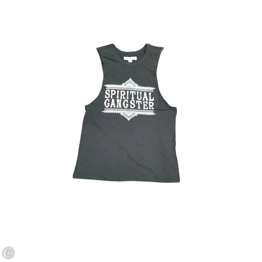 Top Sleeveless By Spiritual Gangster In Grey, Size: S