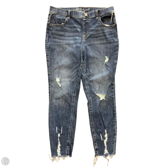 Jeans Skinny By Maurices In Blue Denim, Size: M
