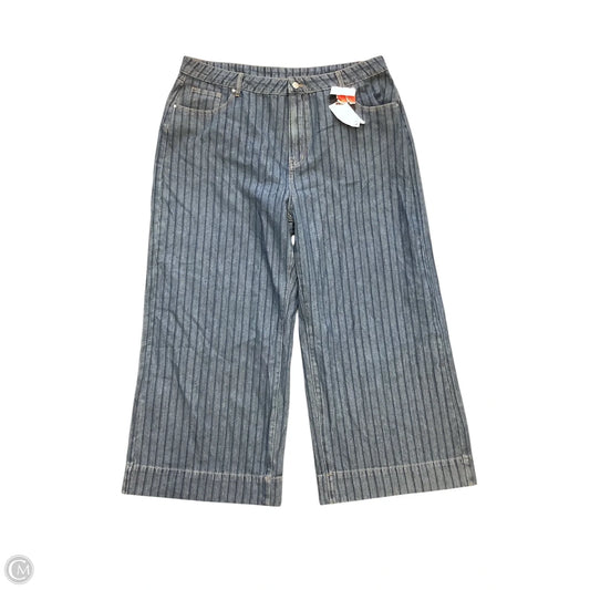 Jeans Wide Leg By Cider In Blue Denim, Size: 2x