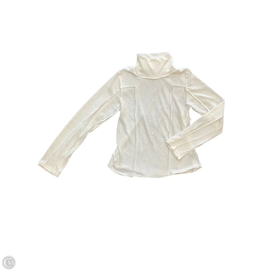 Top Long Sleeve Basic By Pol In Cream, Size: L