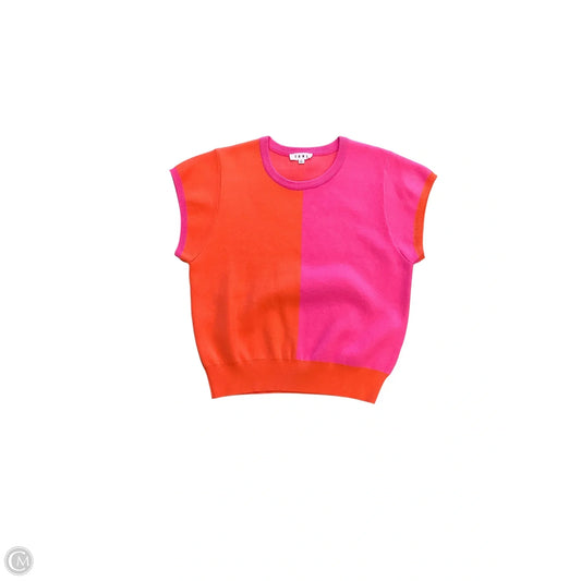 Sweater Short Sleeve By Thml In Pink, Size: L