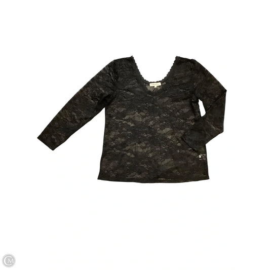 Top Long Sleeve By Cmb In Multi-colored, Size: L