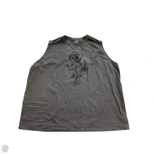 Top Sleeveless Basic By Torrid In Grey, Size: 3x
