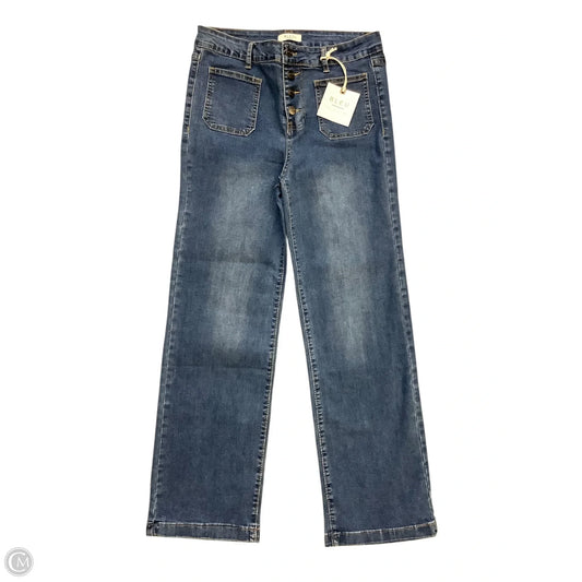 Jeans Straight By Blue In Blue Denim, Size: 8