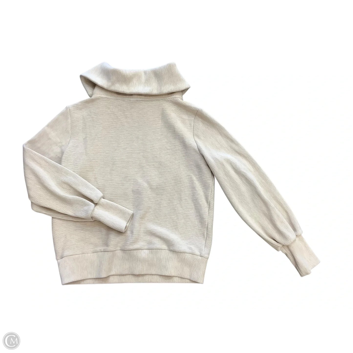 Sweatshirt Collar By Varley In Tan, Size: S