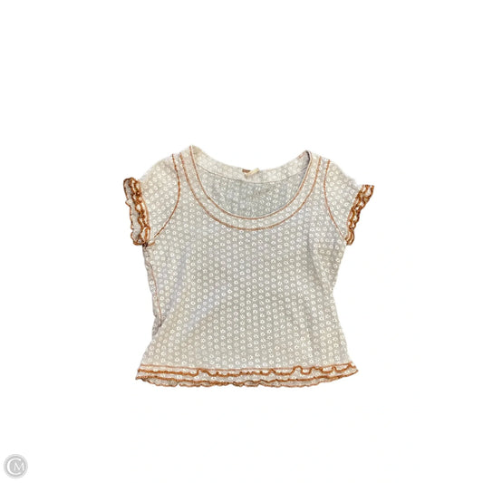 Top Short Sleeve Basic By Free People In White, Size: M