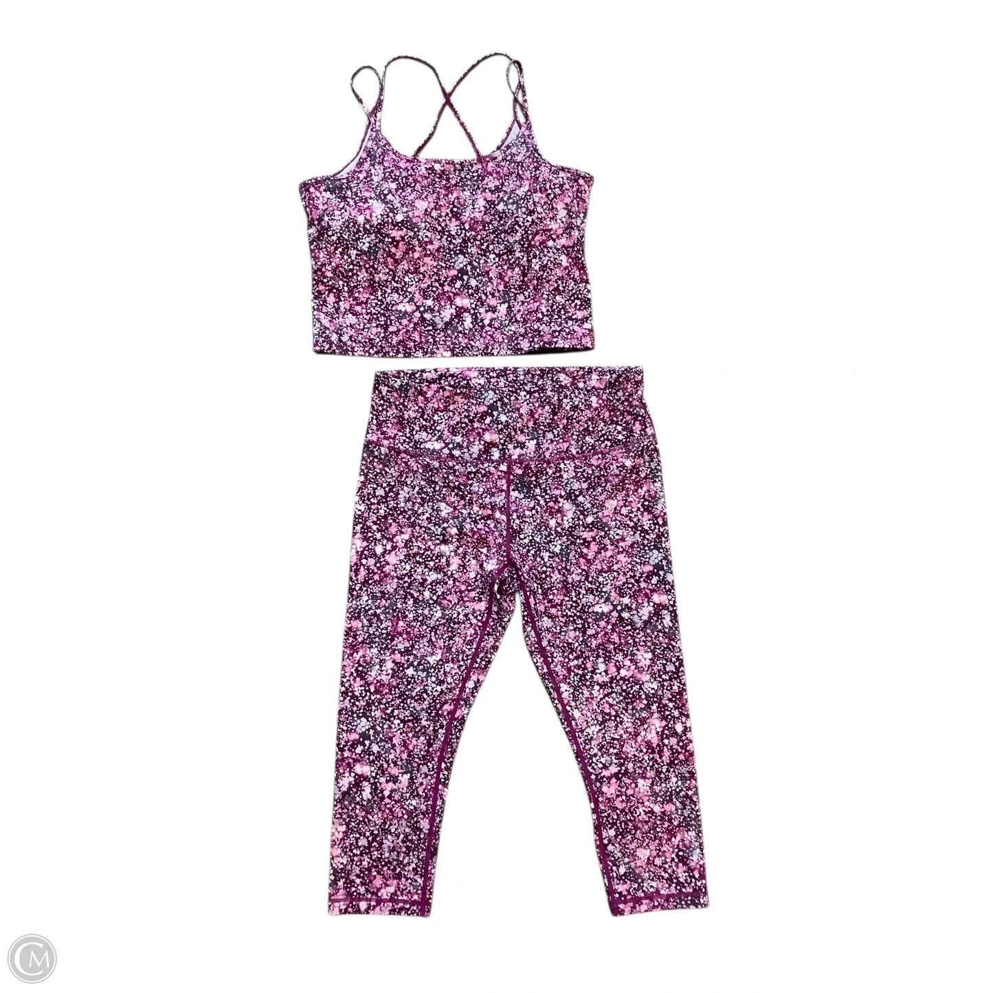 Athletic Pants 2pc By Zella In Purple, Size: Xl