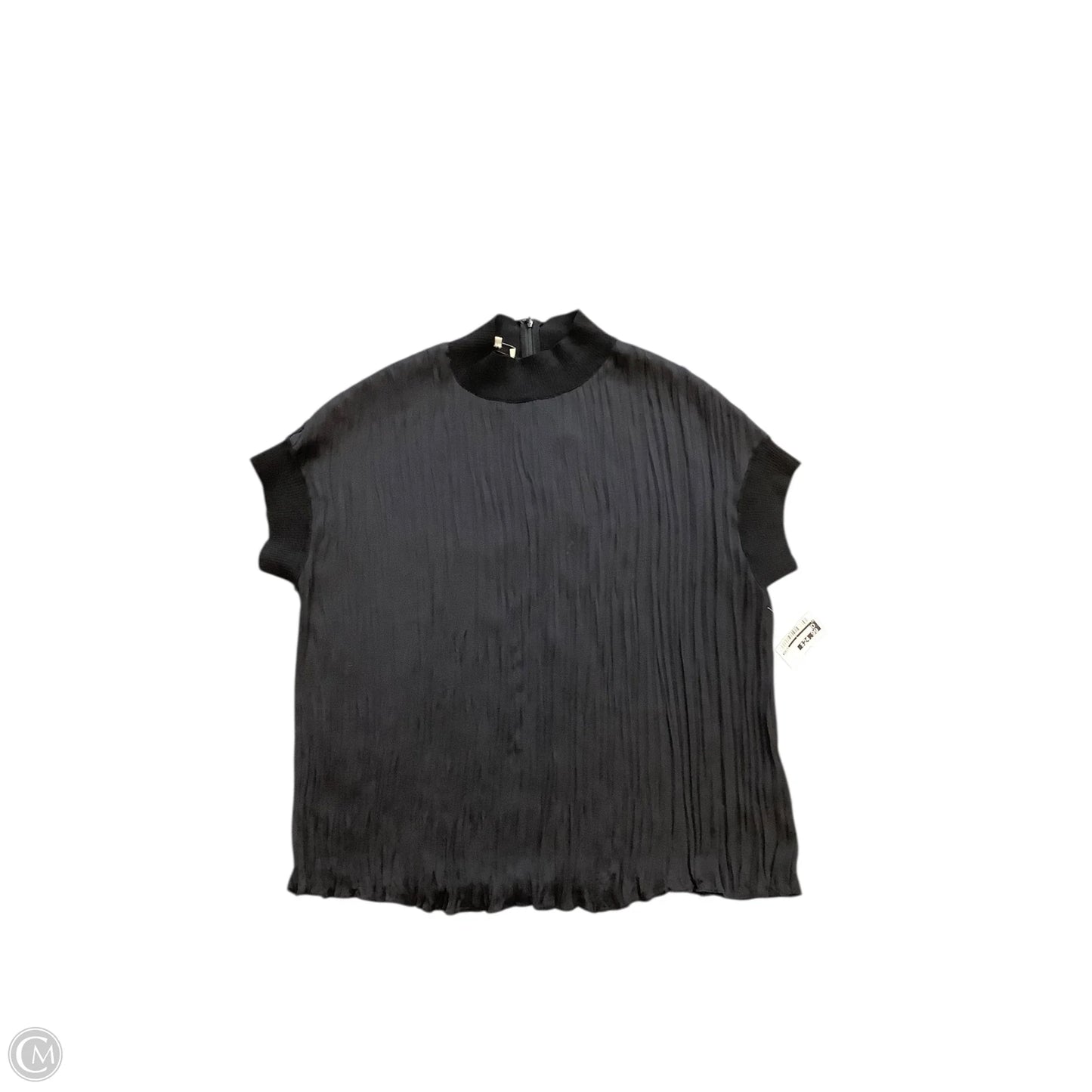 Top Short Sleeve By Vince In Black, Size: L