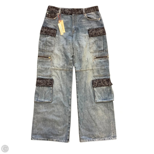 Jeans Designer By Alice + Olivia In Blue Denim, Size: 12(31)