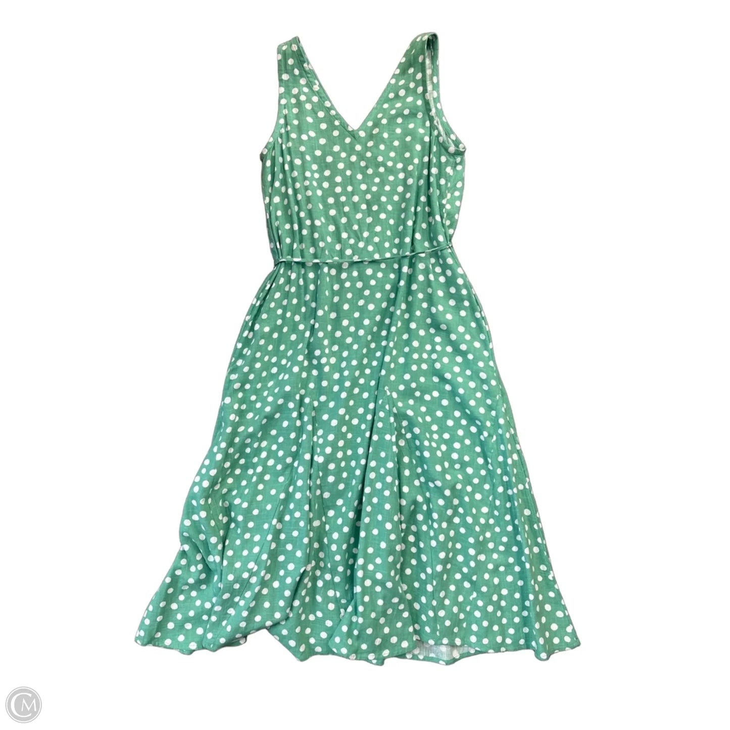 Dress Casual Midi By Loft In Polkadot Pattern, Size: Xxs