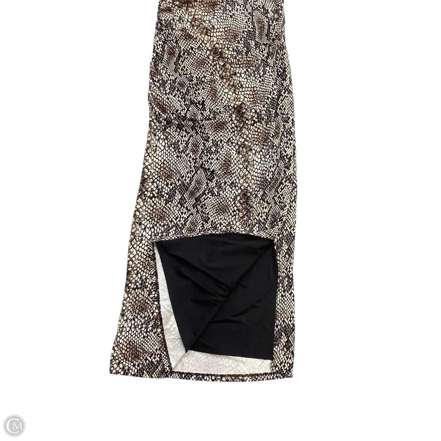 Dress Party Long By White House Black Market In Snakeskin Print, Size: Xs