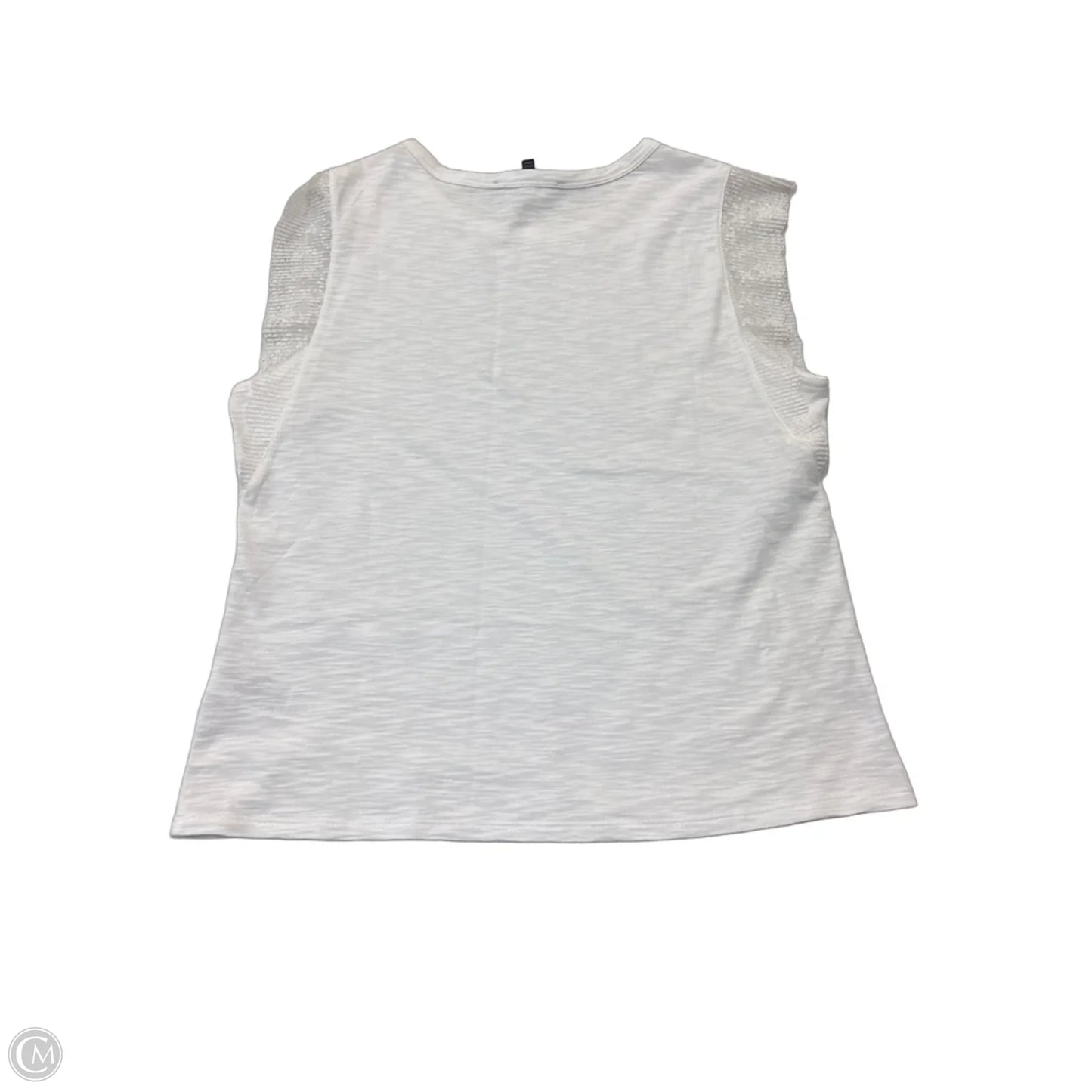 Top Short Sleeve By White House Black Market In White, Size: L