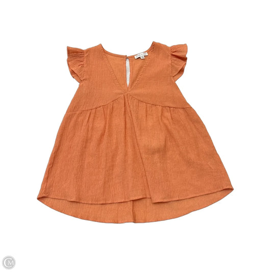 Top Sleeveless By She + Sky In Orange, Size: M