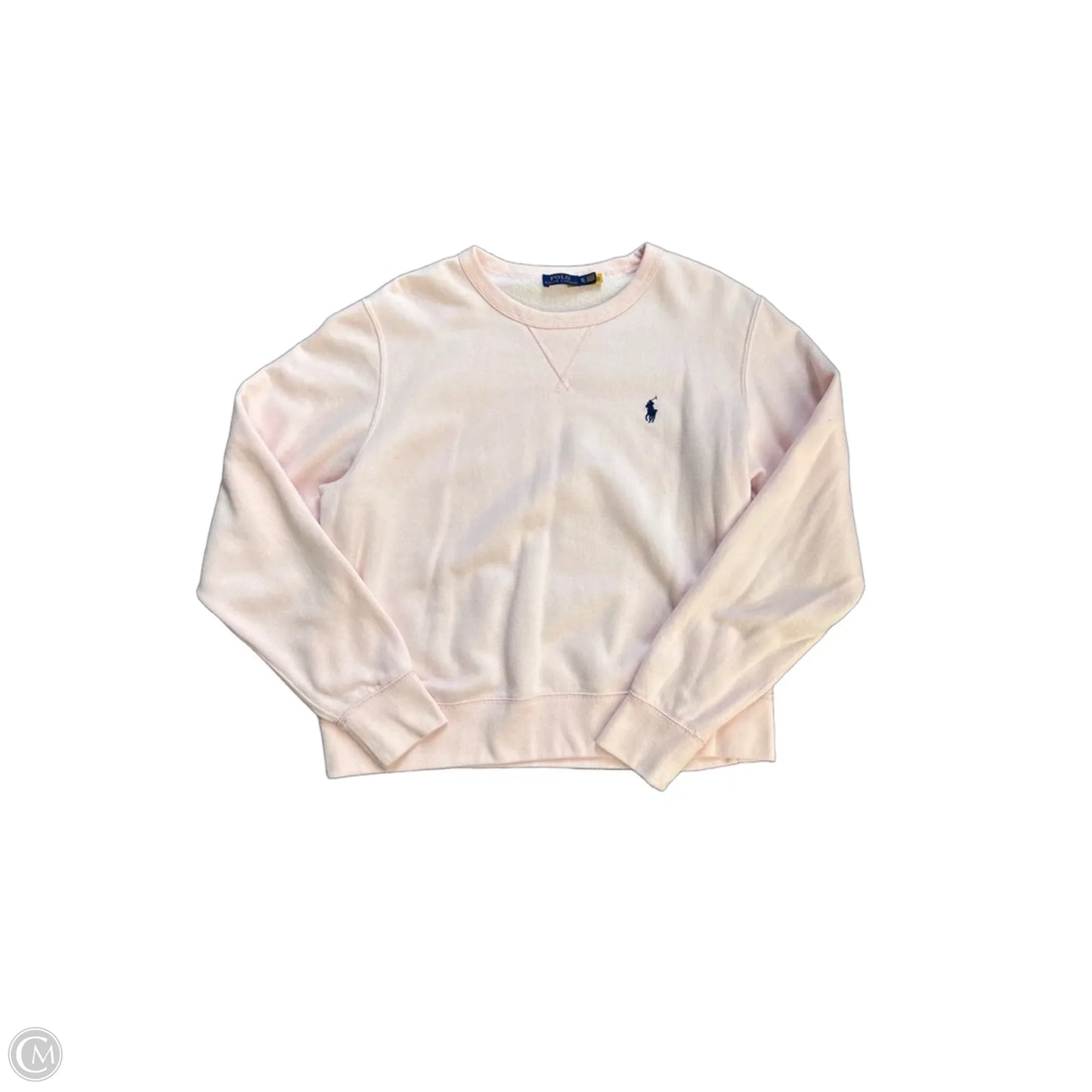 Sweatshirt Crewneck By Polo Ralph Lauren In Pink, Size: Xl