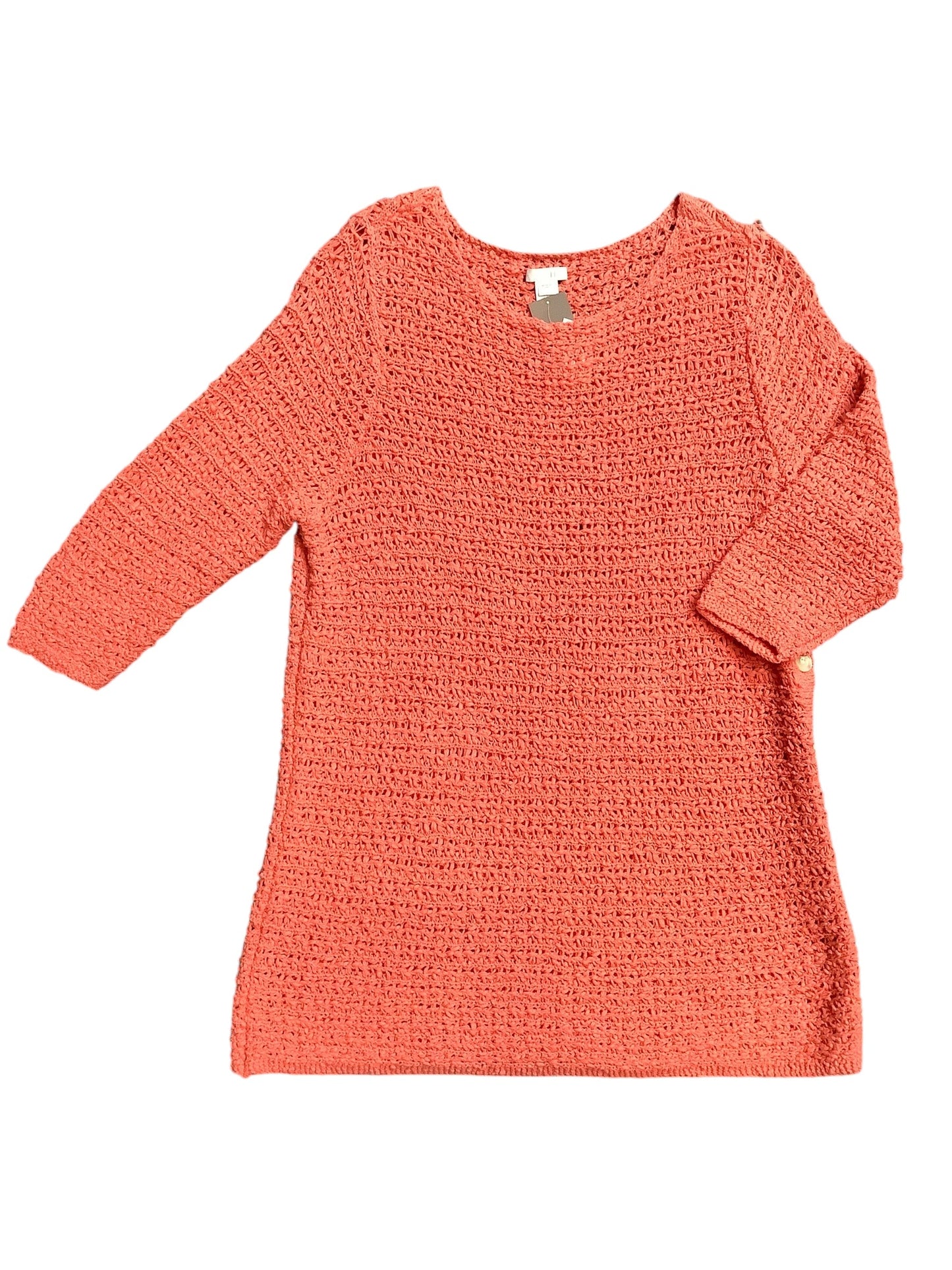 Sweater By J Jill In Orange, Size: L