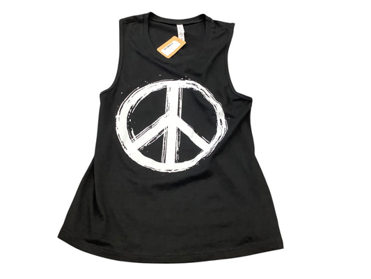 Top Sleeveless Basic By Bella + Canvas In Black, Size: M