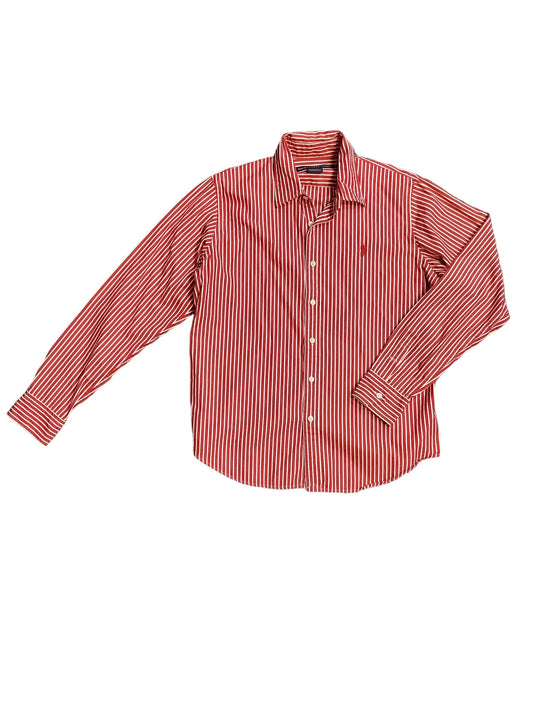 Red Top Long Sleeve Ralph Lauren, Size L