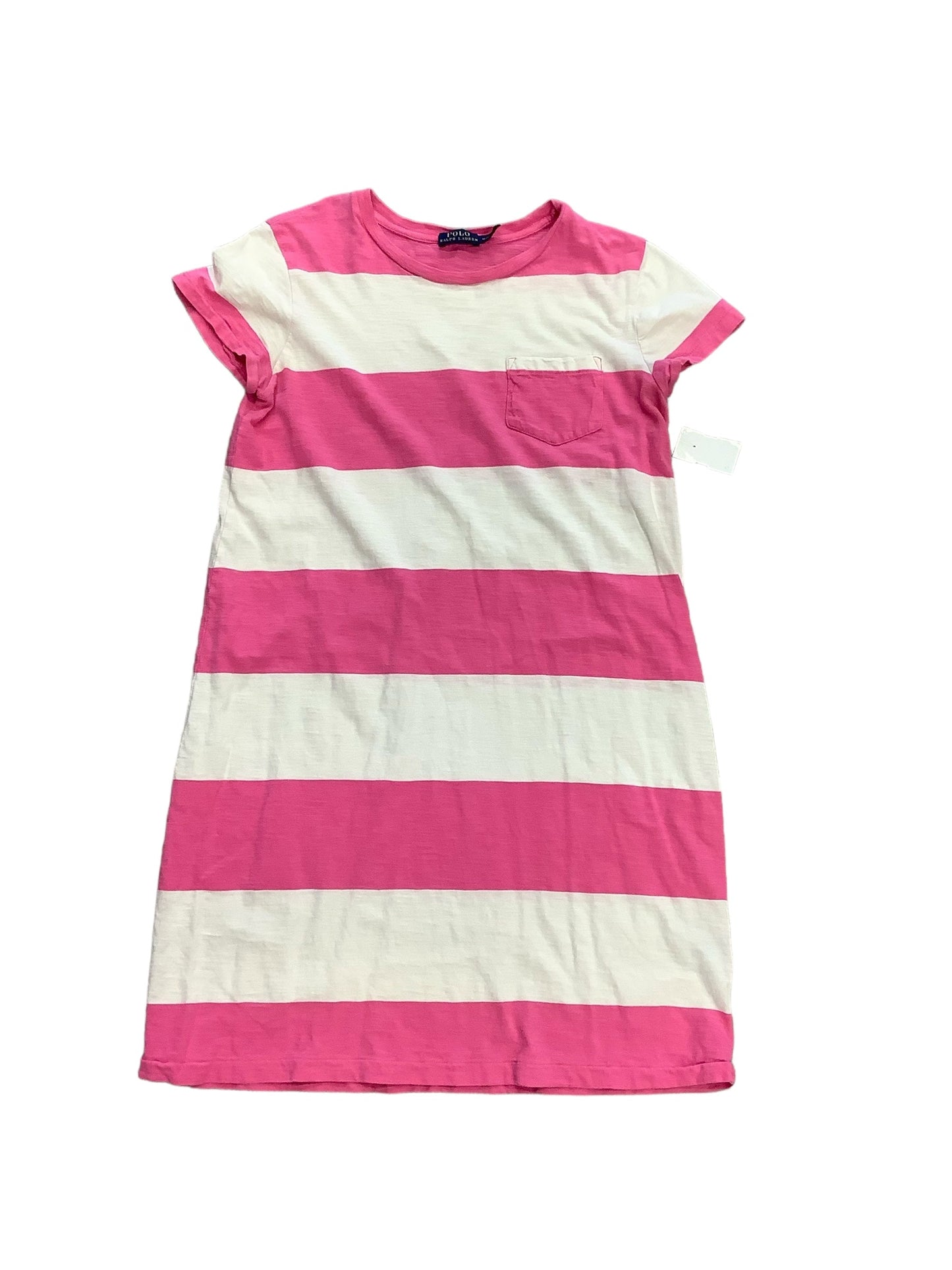 Pink Dress Casual Short Polo Ralph Lauren, Size M